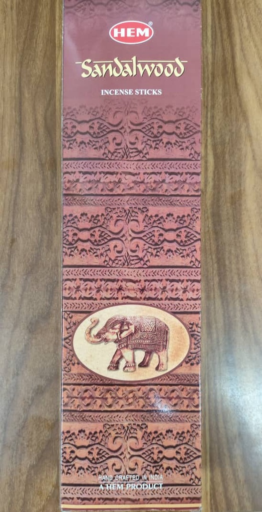 CAJA DE INCIENSO SANDALWOOD HEM-102