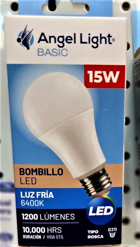 BOMBILLO LED 15W, MARCA ANGEL LIGHT (CAJA X 100U)