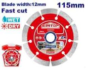 Disco de diamante para corte en seco  (Dry diamond disc). EDDC011151