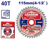 Hoja de sierra de carburo (TCT saw blade). ETCT111555