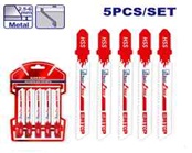 Hoja de sierra de calar para metal (Jig saw blade for metal). EJSBT118B