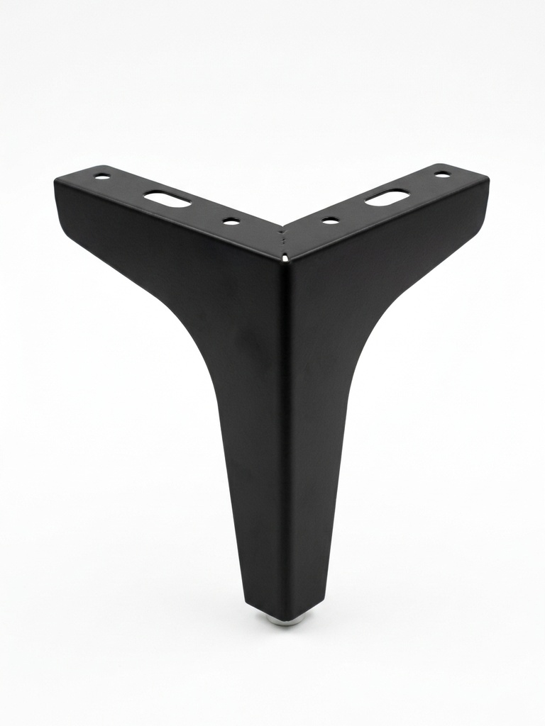 PATAS METÁLICAS PARA MUEBLES, COLOR NEGRO MATE, DE 150MM DE ALTURA, HW-826-MAT BLACK.