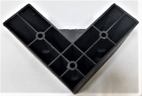 PATAS PLÁSTICAS JE‐012 PARA MUEBLES (CAJA X 225U)