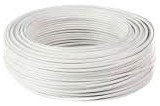 ROLLO DE CABLE ELECTRICO 12AWG (BLANCO) 
