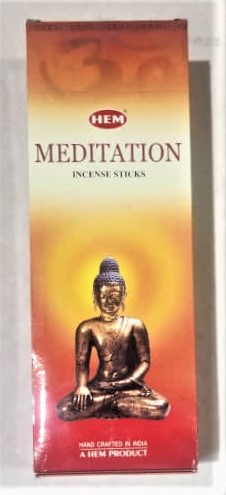 CAJA DE INCIENSO DE VARITA D/MEDITACION HEM-53