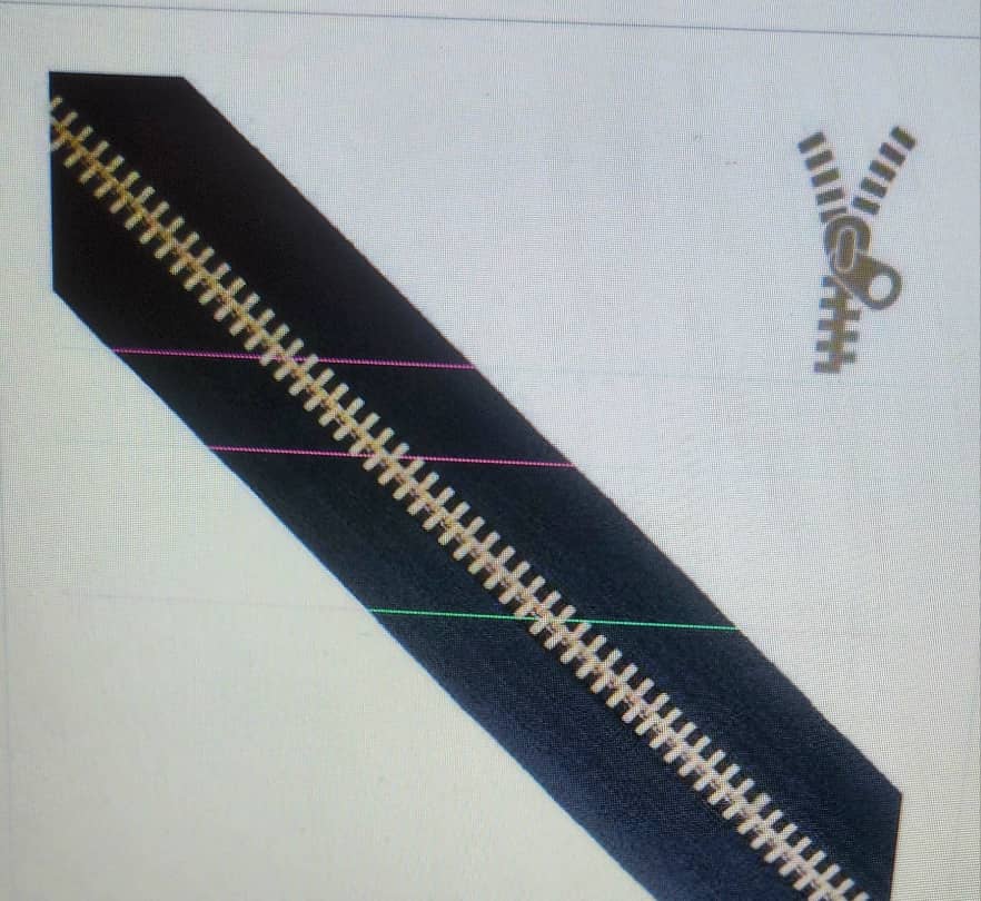 BANDAS CON ESPIRAL DE DIENTES PARA ARMAR UN ZIPPER O CREMALLERA, ROLLOS DE 200 YARDAS