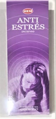 [HEM-27] CAJA DE INCIENSO DE VARITA ANTI STRESS HEM-27