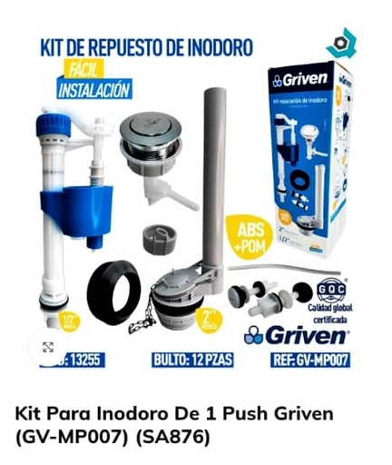 [GV-MP007] SET COMPLETO DE REPARACION, MARCA GRIVEN