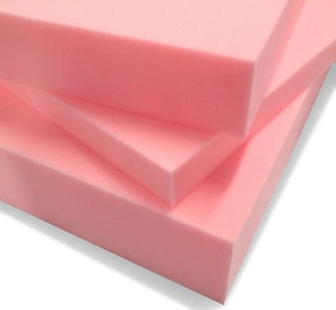 [1.6 ZF] Espuma de poliuretano de alta densidad, piezas de 35"x 78-1/2"x 4".