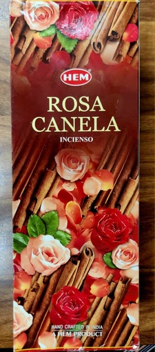 [HEM-45] CAJA DE INCIENSO DE VARITA ROSA CANELA HEM-45