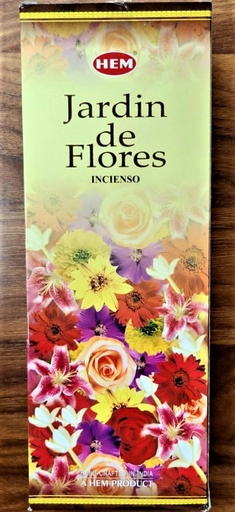 [HEM-51] CAJA DE INCIENSO DE VARITA JARDIN DE FLORES HEM-51