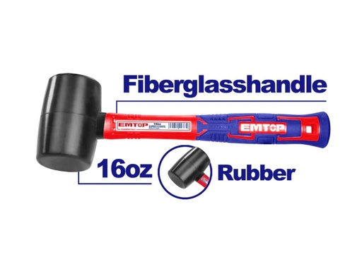 [EHAMRH1601] Martillo de goma 16oz (Rubber hammer). EHAMRH1601