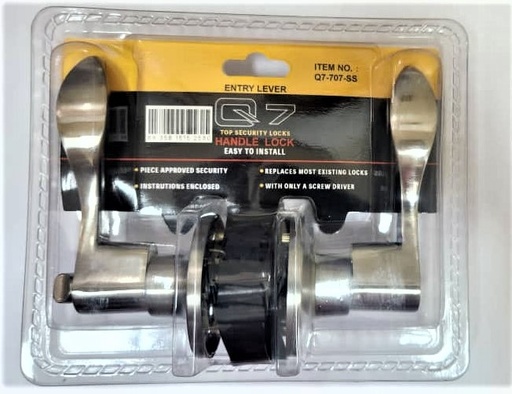 [Q7-707-SS] CERRADURA MANIJA P/PUERTA CHROMADA-Q7