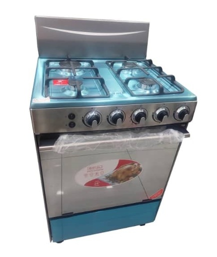[REH60SMI] ESTUFA A GAS 24" 4Q ACERO INOX ROYAL