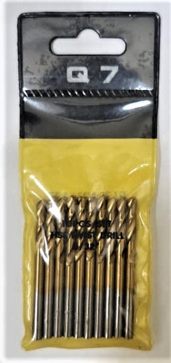 [Q7‐20‐5/32] JGO. 10 PCS BROCA CALIBRADA PARA METAL 5/32"‐Q7