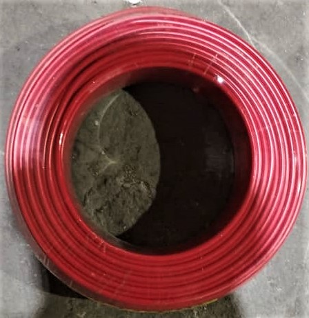 [#10-RED-7A] ROLLO DE CABLE ELECTRICO INDIVIDUAL ROJO #10 X 328FT.-