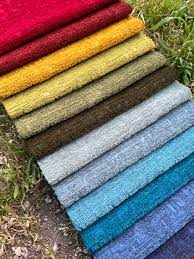 [E276‐TT0297] TEJIDO CHENILLE PARA TAPICERÍA, 1.50M (60") DE ANCHO,  100% POLIÉSTER, LISO COLORES SURTIDOS.