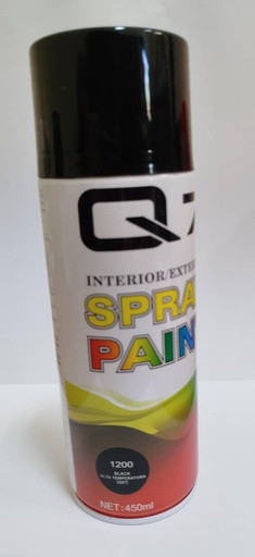 [1200-BLACK] POTE DE PINTURA EN SPRAY BLACK.