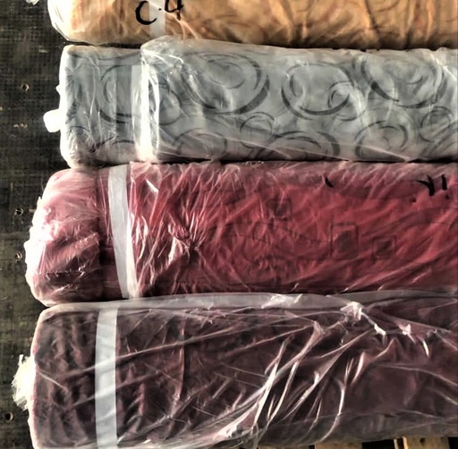 [Jacquard-EurT-01] TEJIDO JACQUARD PARA CORTINAS, 280CM DE ANCHO, 100% POLIESTER, 180GR/M2, LISO COLORES SURTIDOS