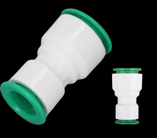 [PLAST.CON-LINYIV-12] REDUCIDO PLÁSTICO DE 1" X 3/4" DE DIÁMETROS CON CONECTOR RÁPIDO EN AMBOS EXTREMOS