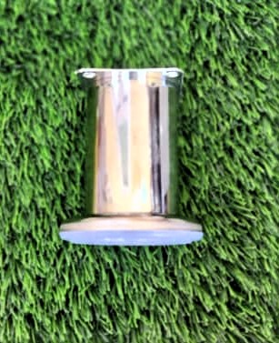 [E284-SL-002A] PATAS METÁLICAS  RECTA CROMADA DE 8 CM