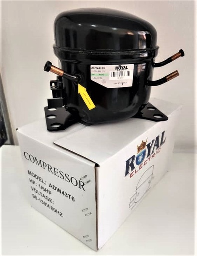 [ADW43T6] COMPRESOR DE REFRIGERACION DE 1/6-130W-110V-R-134
